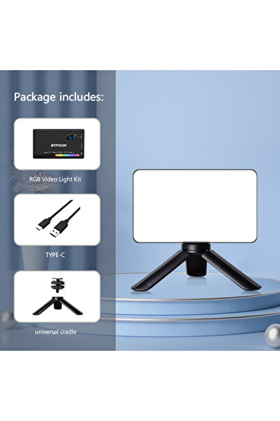 Choice حامل ثلاثي صغير، مصباح فيديو LED RGB، لوحة إضاءة كاميرا، مؤشر تجسيد ال...