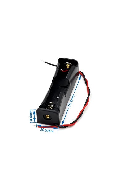 Choice Black 10PCS 18650 Battery Case Holder With Wire Bundle DIY Battery Sto...