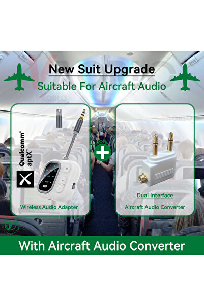 Choice With AP Converter aptX Bluetooth Audio Transmitter Receiver 3.5MM AUX ...