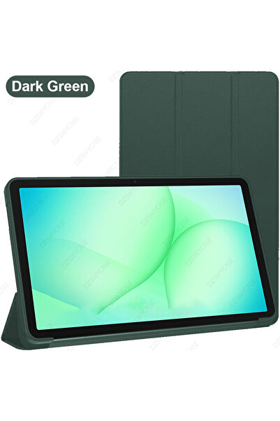 Choice4 Dark Green Silicone Case for Tab A9/A11 8.7 inch SM-X110 X130, Trifol...