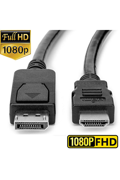 Choice1 1.8m 1080P 60Hz 1080P/4K DisplayPort to HDMI Cable Display-Port to HD...