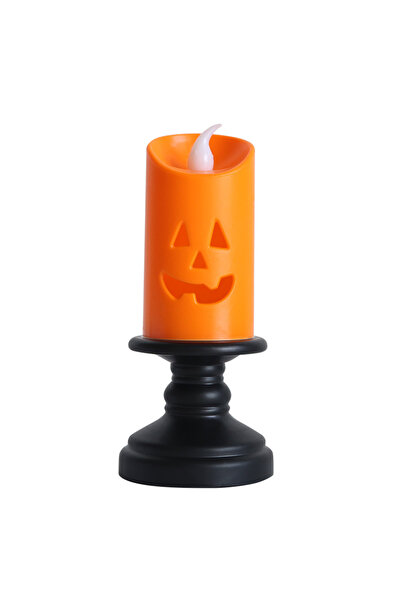 choice2 1pcs Candlestick 1/3/5pcs Halloween Decorative Candlestick Pumpkin La...
