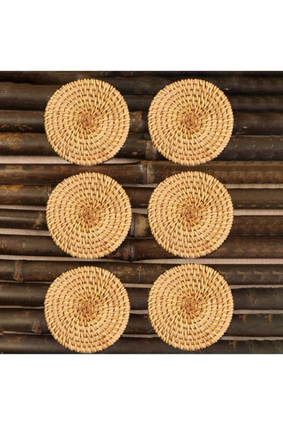 Choice 6pcs(8cm) 3Pcs/6Pcs Drink Coasters Tea Accessories Round Tableware Pla...