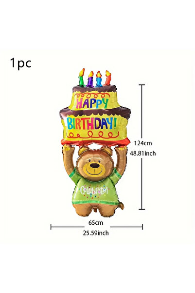 Choice Other Other Ruby 2pcs Extra Large Cute Bear Hug Cake Shape Aluminum Fi...