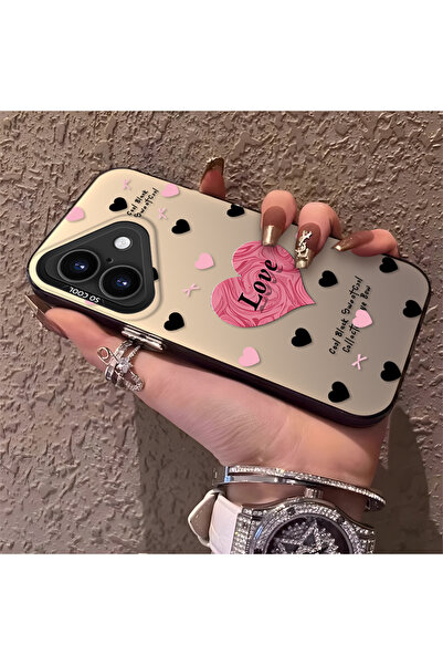 Hontinga حافظة هاتف من السيليكون متوافقة مع iPhone 16، ذات حافة صلبة ومضادة ل...