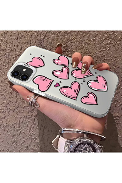 Hontinga حافظة هاتف آيفون 12 برو متوافقة مع السيليكون ذات الحواف الصلبة والمض...