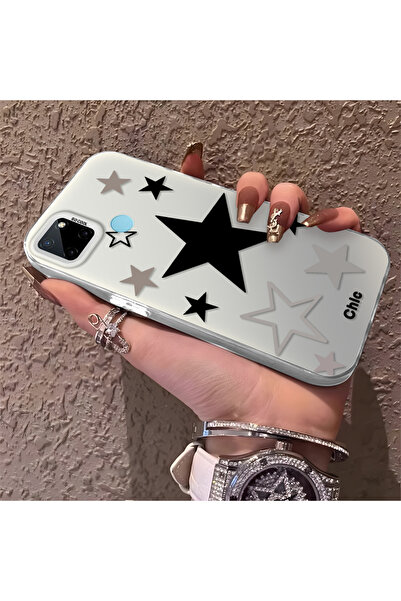 Hontinga حافظة هاتف من السيليكون متوافقة مع هاتف Realme C21Y، ذات حافة صلبة و...