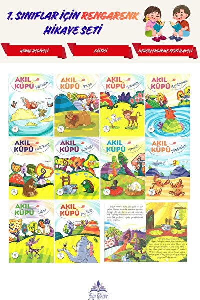 5 Renk Yayınları 1 .Sınıf Okumayı Sevdiren 10 lu Hikaye Seti (16 sayfa)