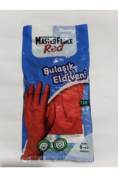 MasterForce Red Dishwashing Gloves No 8 - 8.5
