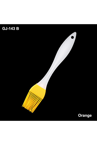 Choice3 GJ-143 B Orange 1Pcs 7 Colour Food Silicone Brush Smear Barbecue Baki...