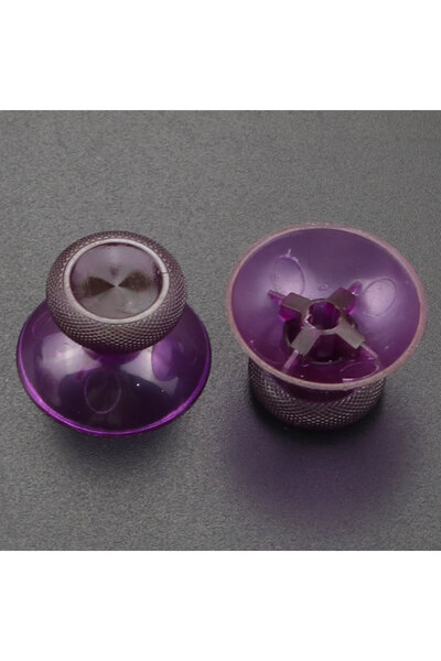 Choice4 Clear Purple YuXi 2pcs 3D Analog Joystick Thumb Stick Grips Cap For X...