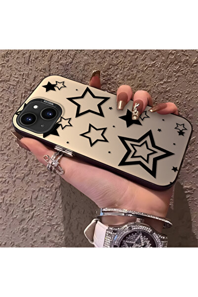 Hontinga حافظة هاتف آيفون 14 بلس متوافقة مع الحواف السيليكونية الصلبة والمضاد...