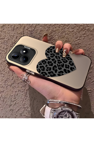 Hontinga حافظة هاتف Realme C53 متوافقة مع الحواف السيليكونية الصلبة والمضادة ...