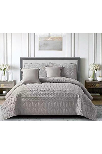 alzawia Single size compressed bedsheet, plain, 4 pieces