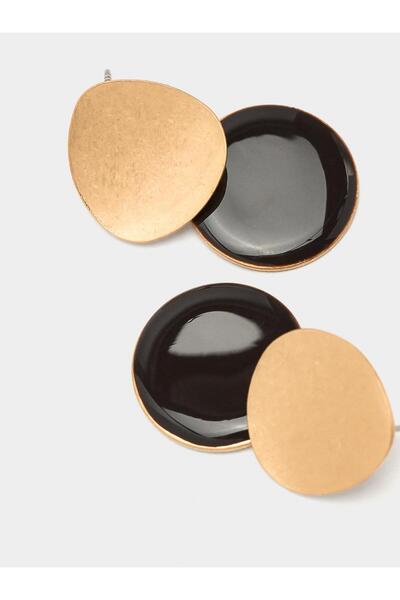 PARFOIS Mineli Yuvarlak Küpe