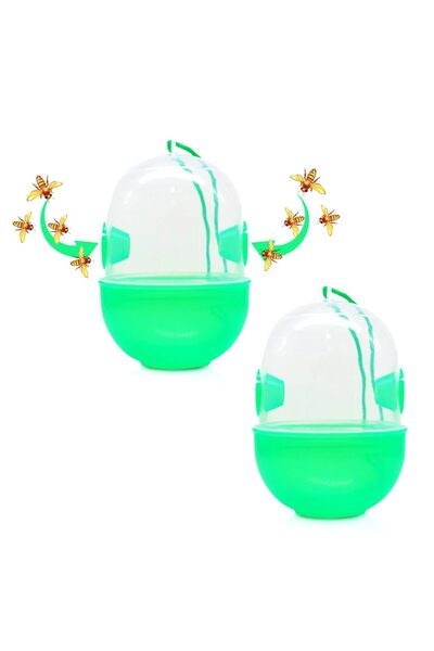 Choice Hanging Plastic Asian Hornet Catcher Wasp Trap Fly Killer Anti Bee Kil...