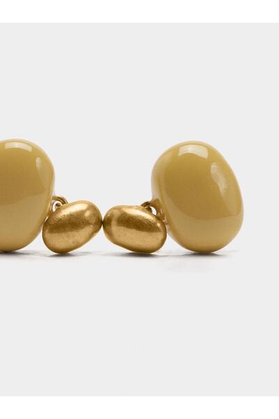 PARFOIS Mine Detaylı Yuvarlak Küpe