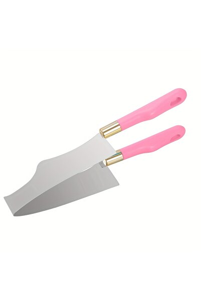 Choice1 Pink 1pc Stainless Steel Cake Slicer & Triangle Cutter Tool - for Hom...