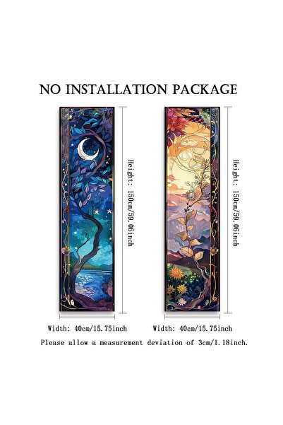 Choice 40x150cm GHYX(358) GHYX(359) Sun & Moon Vertical Tapestry Tree of Life...