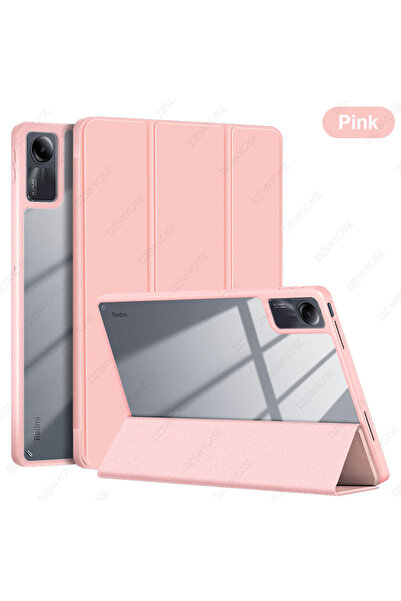 Choice Pink Case for Redmi Pad SE 11 Inch 2023, With Pencil Holder, Trifold S...