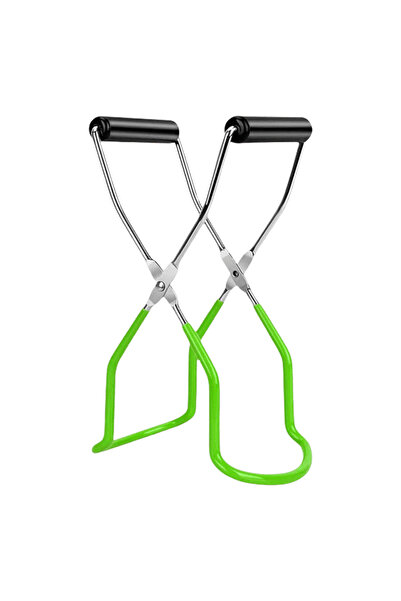 Choice alloet Green Glass Lifter with Grip Handle Canning Gripping Tongs Stai...