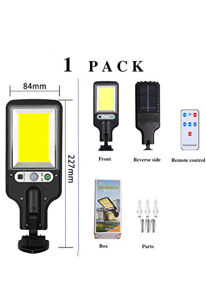 Choice1 Heinast 117COB 1pc 108 LED Solar Lights Outdoor With 3 Mode Waterproo...