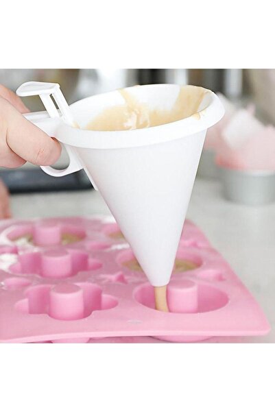 Choice 1Pcs Kitchen DIY Convenient Cholate Candy Icing Funnel Mold White Food...