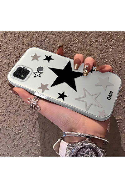 Hontinga حافظة هاتف من السيليكون متوافقة مع هاتف Poco C31، ذات حافة صلبة ومضا...