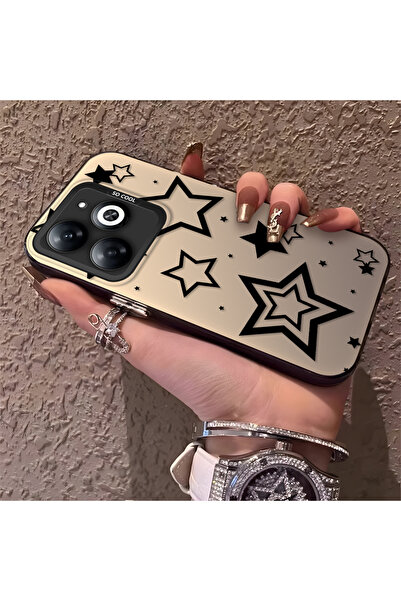 Hontinga حافظة هاتف تكنو سبارك 20C متوافقة مع حافة السيليكون الصلبة ومضادة لل...