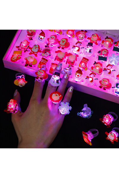 Choice3 20PCS Christmas 10 20PCS Cute LED Christmas Decoration DIY Ring Brace...