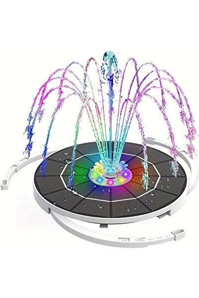 Choice نافورة شمسية LED بقدرة 3.5 واط مزودة ببطارية، مناسبة لأحواض الطيور وحد...