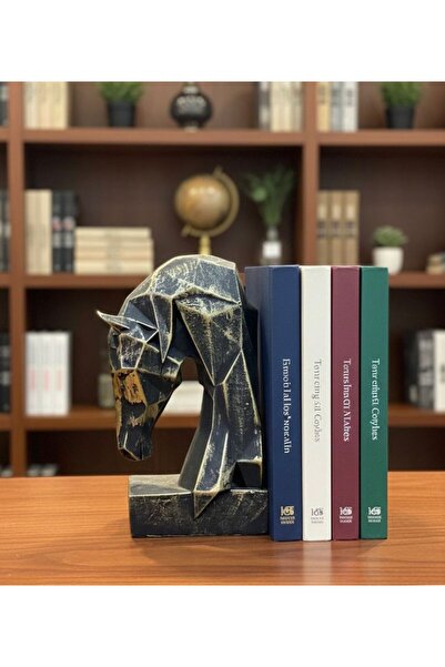 Mirsa Global Decorative Book Holder with Cubit Horse Figurine