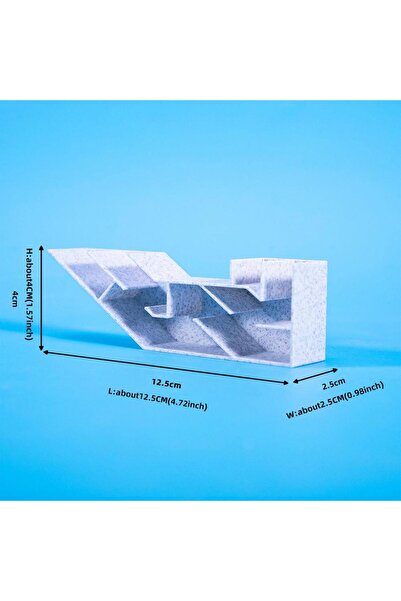 Choice نفق تحت الأرض لحوض أسماك أبيض اللون، بمدخلين، يوفر مكانًا مخفيًا للمشا...