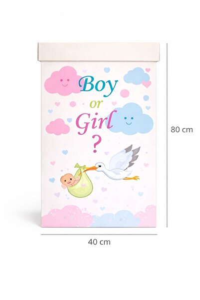 YUŞA PACK BEBEK CİNSİYETİ BELİRLEME KUTUSU 40x40x80 CM