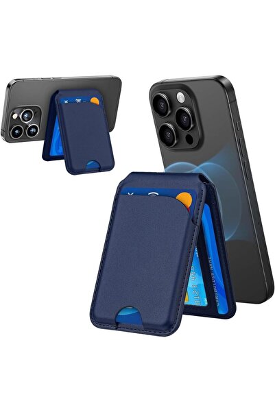 Choice5 dark blue GITFOS Magsafe Card Phone Holder Lightweight Adjustable Lea...