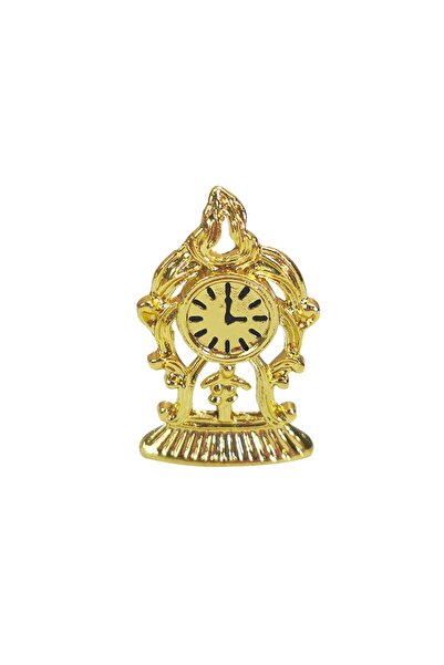 Choice 1pc Miniature Food Toy Model Scene Dollhouse Accessories Mini Gold Clk...