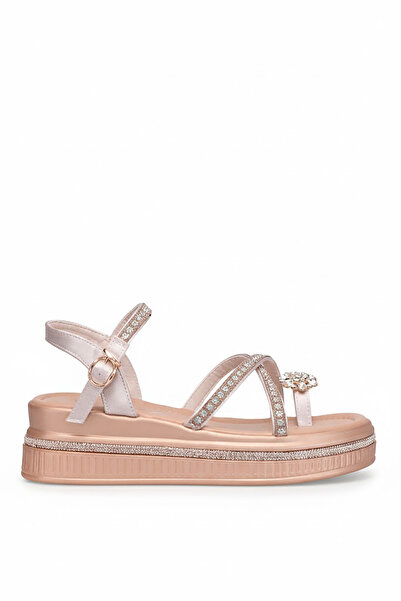 Guja 26Y428-2 Women's Stoned Flat Sandals Beige