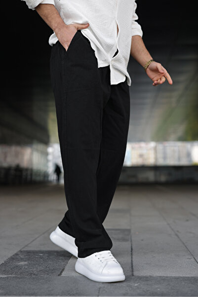 THEGENTMAN Linen Trousers Men