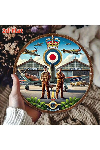 Choice 7.87x7.87in(20x20cm) MULTI 2D Flat "Royal Air Force Honor Badge" | Mil...