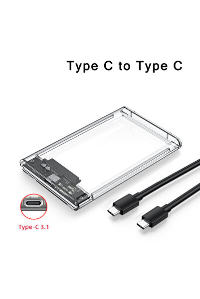 choice2 Type C to Type C 3.1 2.5 Inch Hard Drive Enclosure USB 3.0 /Type C to...