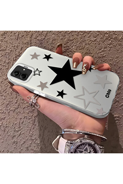 Hontinga حافظة هاتف سامسونج جالاكسي A04e متوافقة مع السيليكون، حافة صلبة من ا...