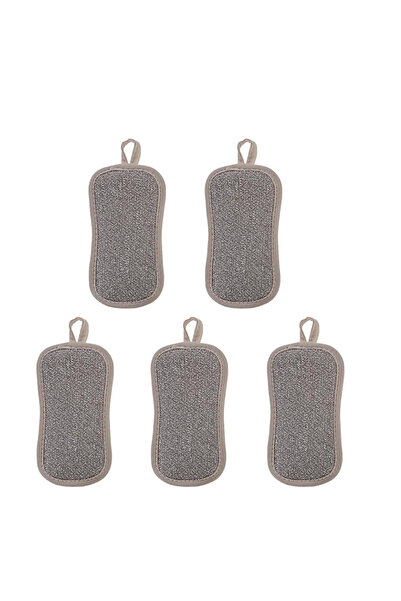 Choice Gray-5Pcs Double Sided Kitchen Cleaning Magic Sponges Non-Scratch Micr...