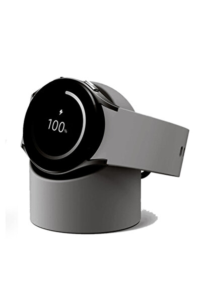 Choice8 Galaxy Watch 3 4 Gray Silicone Stand Charger Holder Charging Seat For...