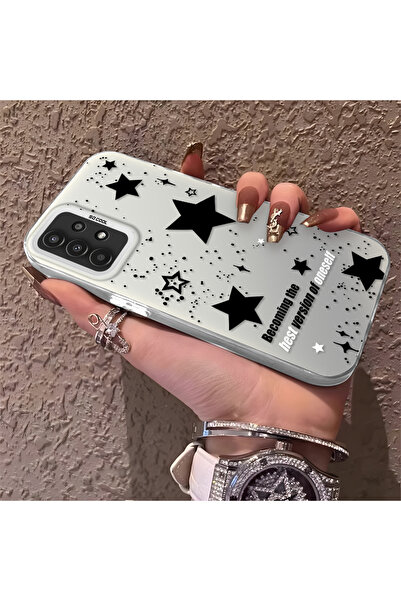 Hontinga حافظة هاتف سامسونج جالاكسي A13 متوافقة مع نمط النجوم، مصنوعة من السي...