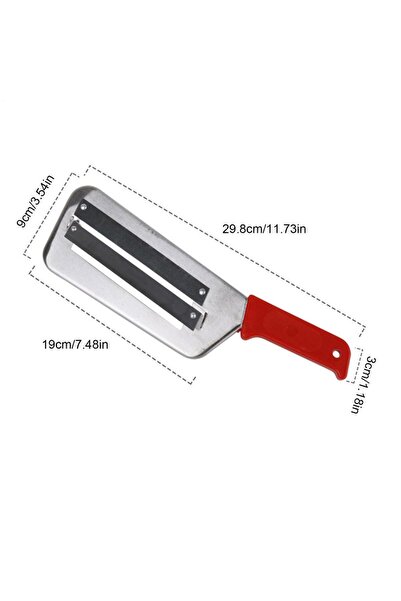 Choice قطاعة ومبشرة خضراوات متعددة الوظائف بشفرتين لتقشير وتقطيع وفرم الجزر و...