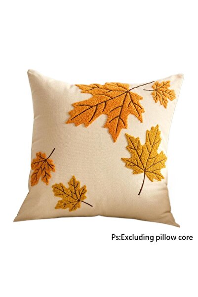 Choice 1PCS D 1PCS Autumn Maple Leaf Pumpkin Pillowcase For Thanksgiving Deco...