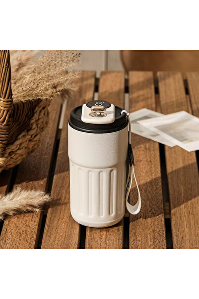 choice2 450ml White Black Intelligent Digital LED Temperature Display Coffee ...