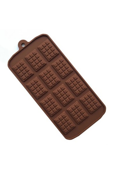 Choice 1PC Cholate Mold Silicone Mold Fondant Waffles Molds DIY Candy Bar Mou...