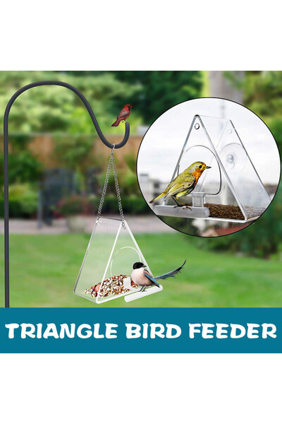 Choice قطعة واحدة جديدة من مغذي الطيور من نوع النافذة، مغذي طيور خارجي للحديق...