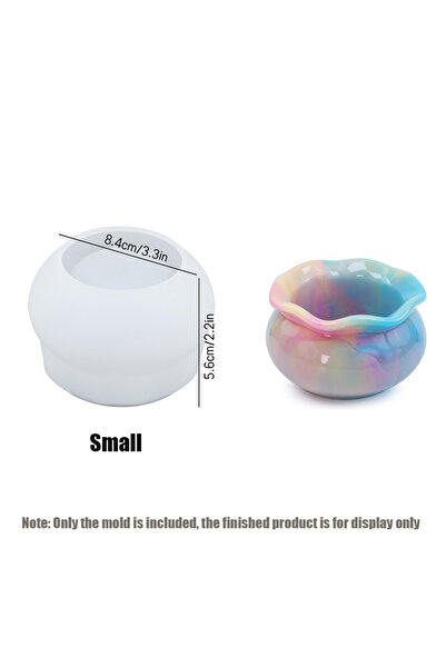 Choice Small Fish Tank-Shaped Diy Resin Glue Storage Tank Mold, Creative Hand...